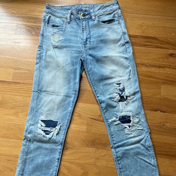 American Eagle Outfitters Denim - American Eagle Denim Crops